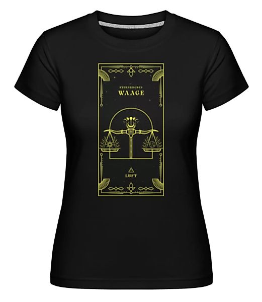 Art Deco Sternzeichen Waage · Shirtinator Frauen T-Shirt günstig online kaufen