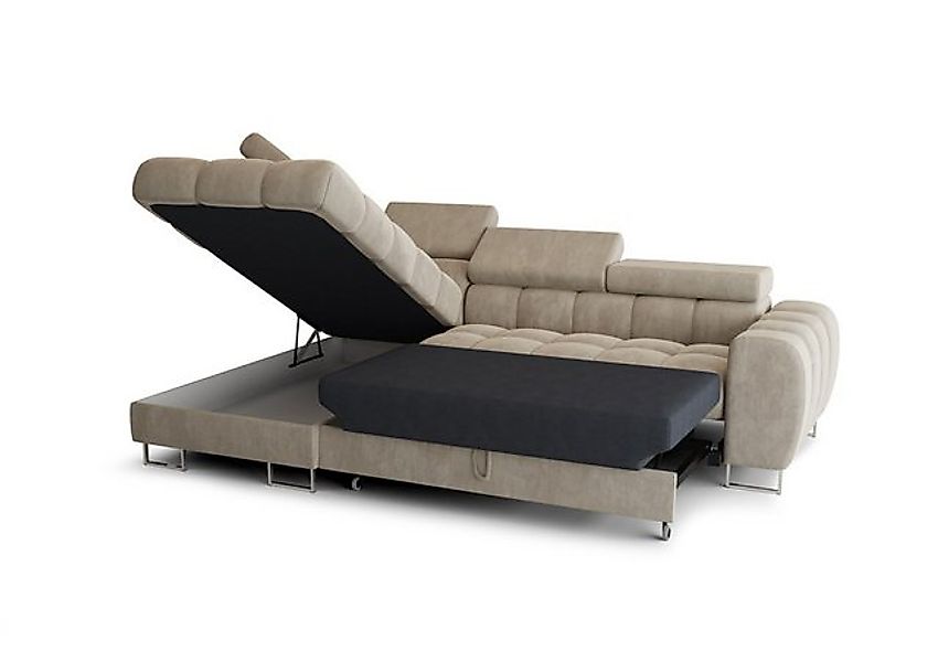 Friderik-EU Ecksofa Aspen Mini mit Schlaffunktion und Bettkasten – 260x170 günstig online kaufen