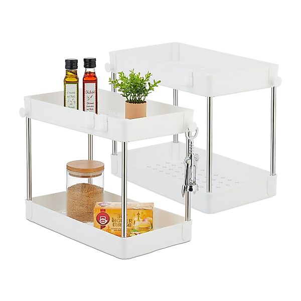 relaxdays Mehrzweckregal Unter Waschbecken Regal im günstig online kaufen