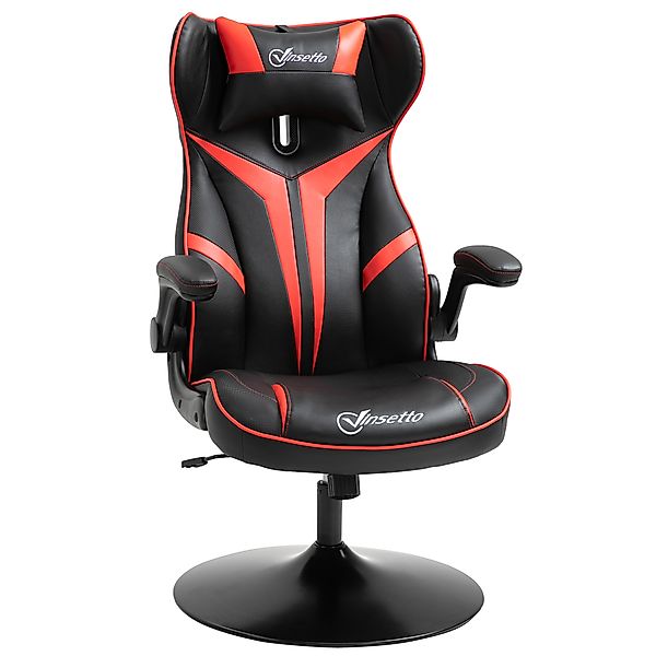 Vinsetto Gamingstuhl  Ergonomischer Computerstuhl mit Wippfunktion, Stahl, günstig online kaufen