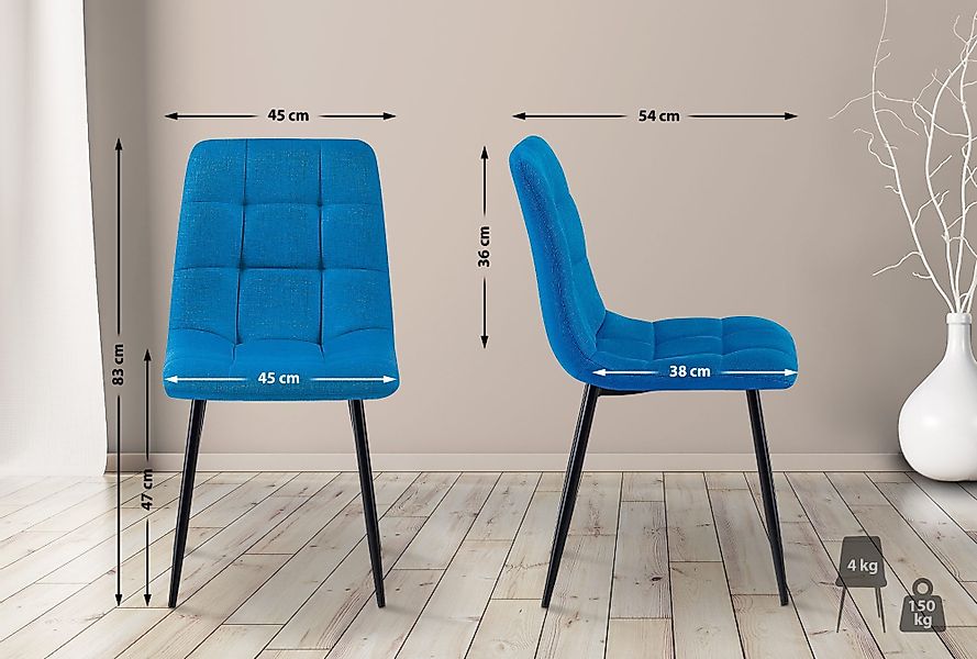CLP Esszimmerstuhl Tilde (2er Set), mit günstig online kaufen