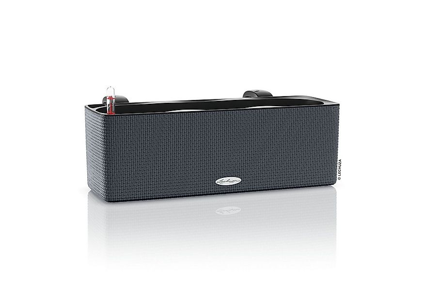 Lechuza® Blumenkasten Cube-Triple Blumenkasten, schiefergrau, inkl. WMF Krä günstig online kaufen