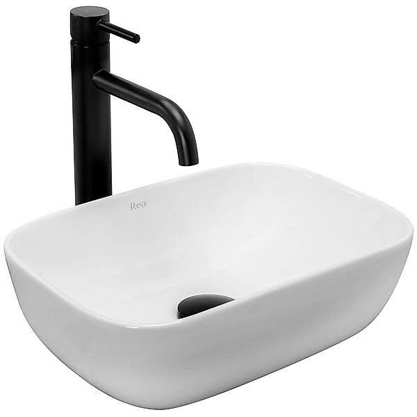wohnwerk.idee Aufsatzwaschbecken Waschbecken Keramik Weiß Klein günstig online kaufen