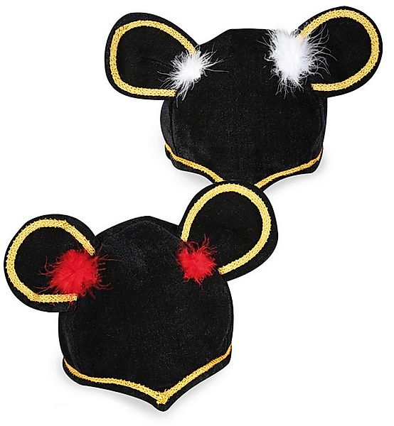 Fries Kostüm Maus Mäuse Hut Kappe Schwarz Halloween Fasching Karneval Party günstig online kaufen