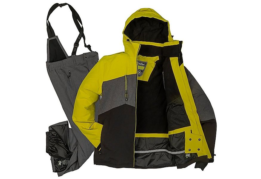 Killtec Skianzug Herren Skijacke + Skihose (limette/ anthrazit, Gr. XXL), v günstig online kaufen
