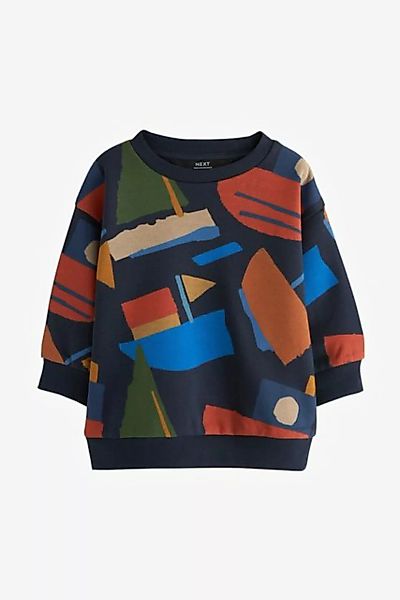 Next Sweatshirt Sweatshirt mit Rundhalsausschnitt und Bootsmotiv (1-tlg) günstig online kaufen