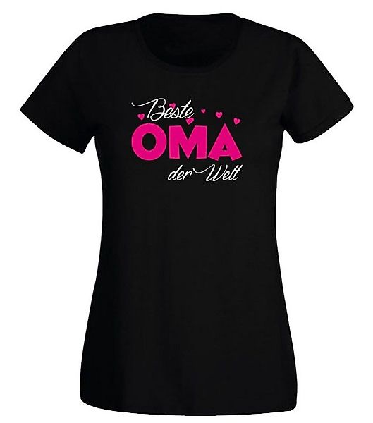 G-graphics T-Shirt Damen T-Shirt - Beste Oma der Welt Slim-fit-Shirt, mit F günstig online kaufen