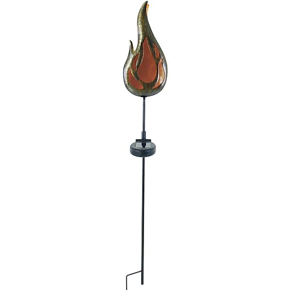 LED-Solar Erdspieß NV5244956 bronze Metall H/T/L: ca. 84x7x13 cm günstig online kaufen