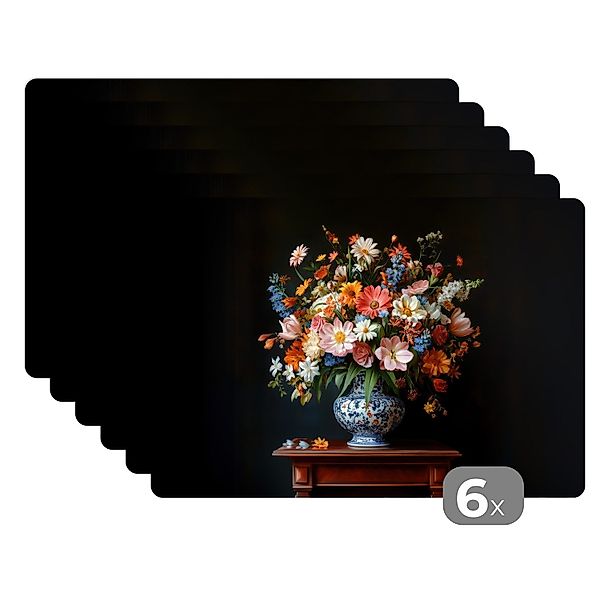 MuchoWow Platzset Blumenstrauß - Rosa - günstig online kaufen