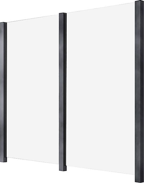 STAKET PRO Zaun Glaszaun, Gesamtlänge: 2,29 m, 3 Pfosten günstig online kaufen
