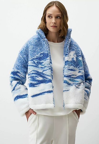 Jimmy Key Jackett Fleecejacke Mit Wellenmuster günstig online kaufen