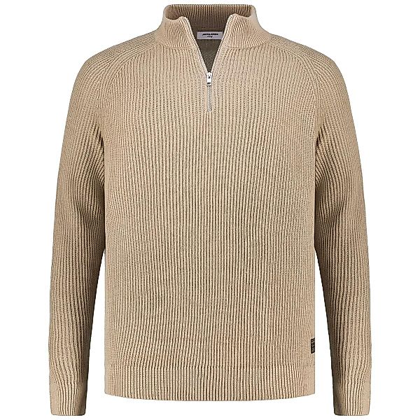 Jack&Jones Strickpullover aus Baumwollmischung Farbe beige Größe: 8XL günstig online kaufen