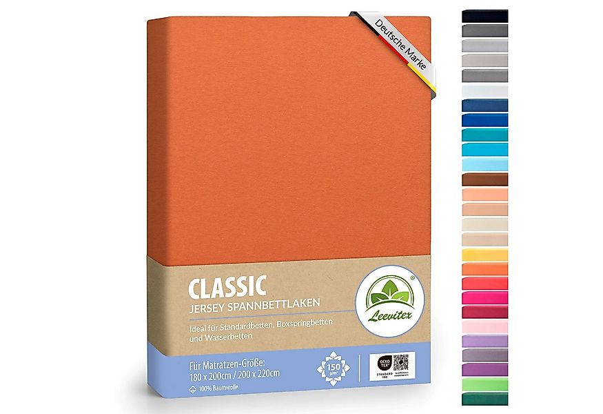 leevitex® Spannbettlaken Spannbettlaken Boxspringbett & Wasserbett Spannbet günstig online kaufen
