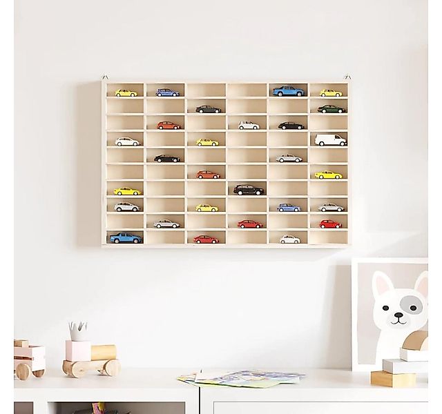 vidaXL Regal Sammlervitrine aus Holz mit 60 Fächern 60 x 4,5 x 40,5 cm, 1-t günstig online kaufen