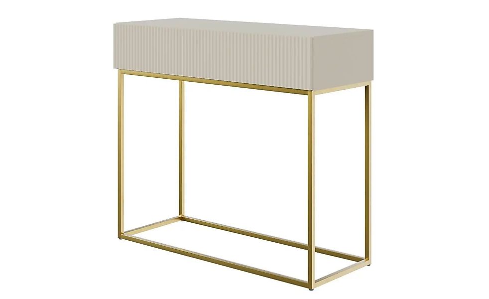 Konsolentisch  Veldio ¦ beige ¦ Maße (cm): B: 90 H: 79 Tische > Konsolentis günstig online kaufen