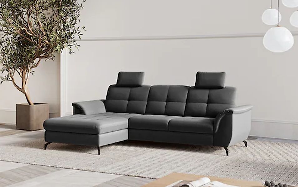 sit&more Ecksofa "Zora L-Form", wahlweise mit Bettfunktion und Bettkasten günstig online kaufen