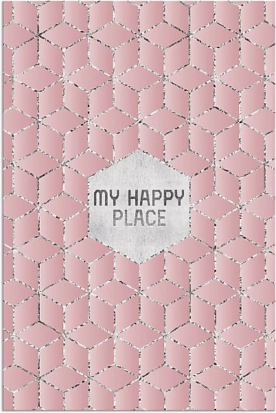 Artland Wandbild "Mein glücklicher Ort", Sprüche & Texte, (1 St.), als Alub günstig online kaufen