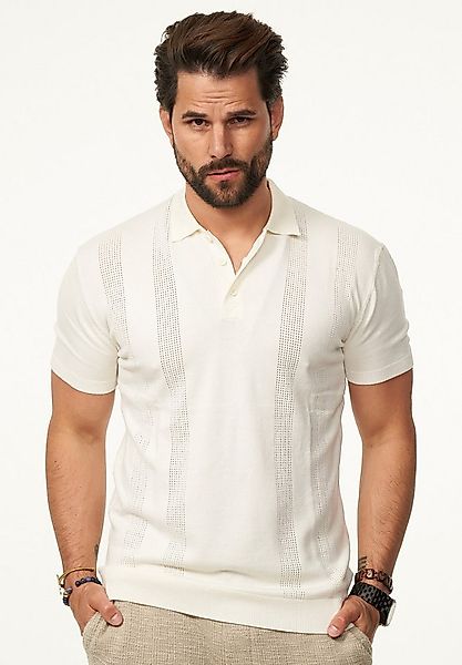 SOULSTAR Poloshirt mit Knopfleiste Herren Kurzarm Strick Polo-Hemd T-Shirt günstig online kaufen