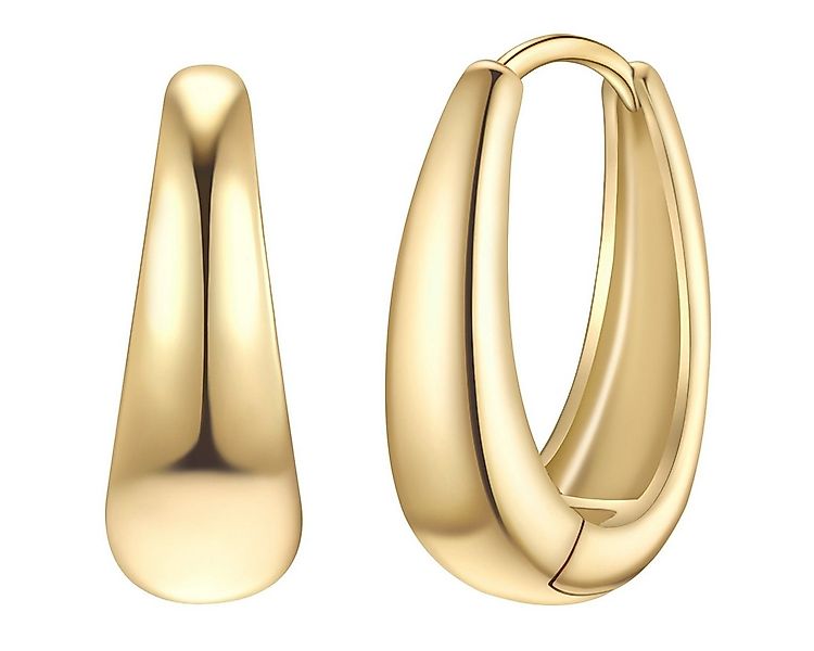 Yokoamii Paar Creolen gelbgold günstig online kaufen