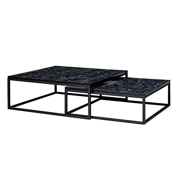 FINEBUY Satztisch FB24014 (2er Set Schwarz günstig online kaufen