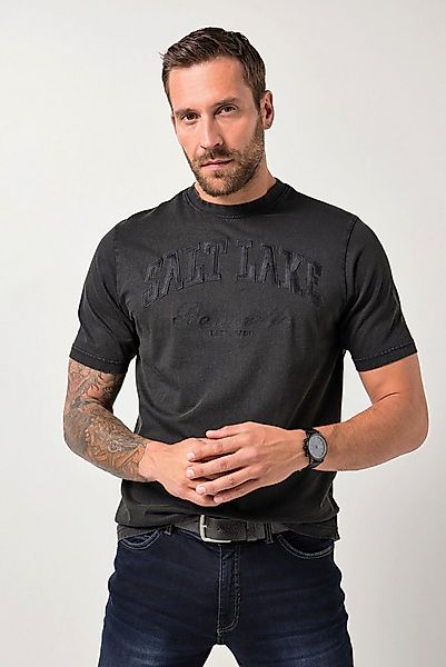 JP1880 T-Shirt JP1880 T-Shirt Halbarm Vintage-Look Brustprint günstig online kaufen
