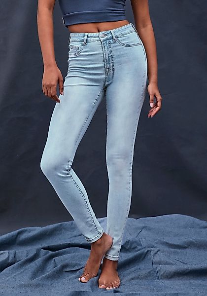 LASCANA Jeansjeggings, mit Stretch-Anteil in Röhrenform günstig online kaufen