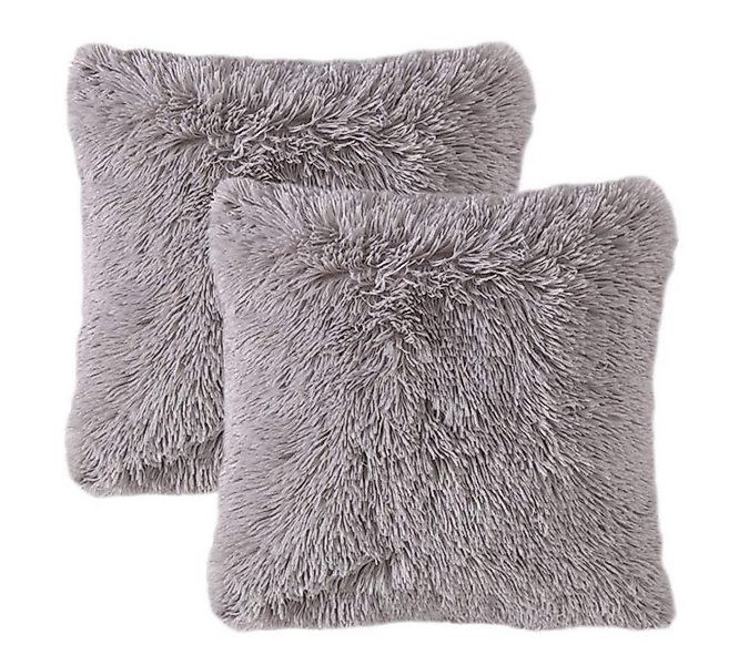 Interior by Hakito Dekokissen 2er Set Kissenbezug inklusive Füllkissen plüs günstig online kaufen