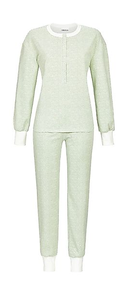 Ringella Pyjama mit Strickbündchen und Knopfleiste günstig online kaufen