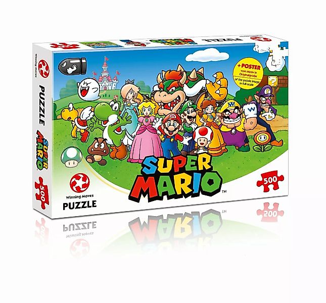 Winning Moves 29476 - Super Mario And Friends - 500 Teile Puzzle günstig online kaufen