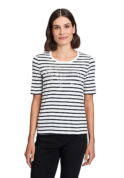 Betty Barclay Kurzarmshirt "Damen Ringelshirt mit Schmucksteinen" 1 Stk. tl günstig online kaufen