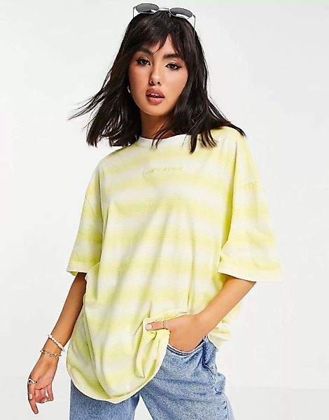 Quiksilver – Fair Mood – T-Shirt in Gelb-Grün günstig online kaufen
