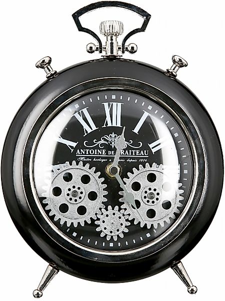 Casablanca by Gilde Standuhr "Transmission, schwarz/silber" Wecker-Form, Hö günstig online kaufen