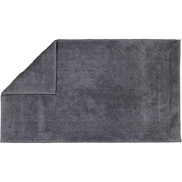 Cawö Badematte Wende-Badteppich Luxus Uni Anthrazit (70x120cm) günstig online kaufen