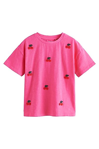 Next T-Shirt T-Shirt mit Perlenkirsche aus günstig online kaufen