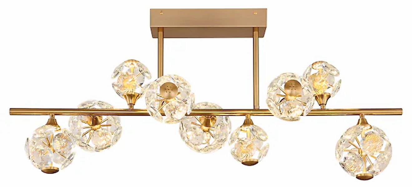 GLOBO LIGHTING Deckenleuchte »VIRINA« LED-Modul 1 Stk. Warmweiß Deckenlampe günstig online kaufen