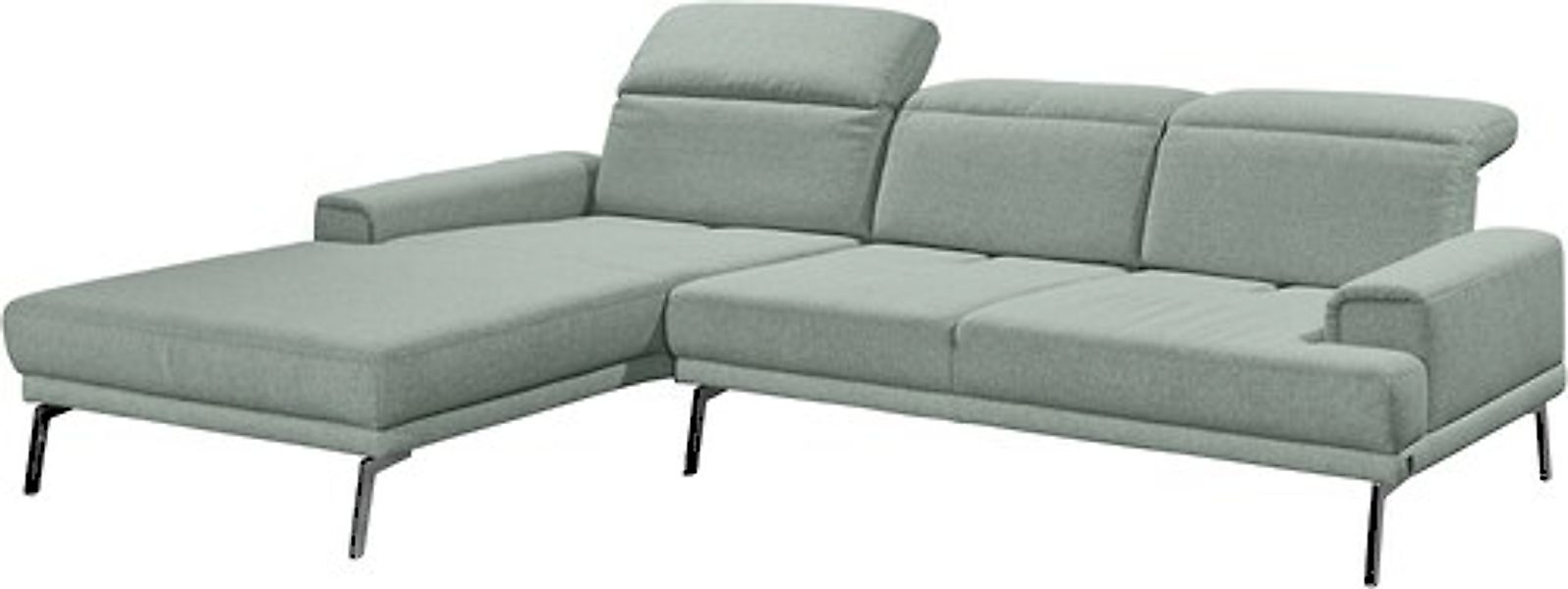 Musterring Ecksofa »MR 4580«, mit Kopf- und Sitztiefenverstellung, Metallfu günstig online kaufen