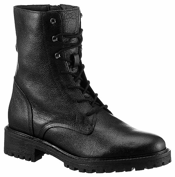 Geox Schnürstiefelette "D HOARA", Blockabsatz, Schnürboots mit Innenreißver günstig online kaufen
