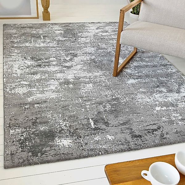 OTTO home Teppich "Aeliana" rechteckig 12 mm Höhe weicher Kurzflor, Hoch Ti günstig online kaufen