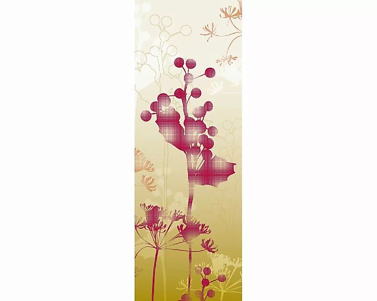 Dekopanel "Knospen lila" 1,00x2,80 m / Strukturvlies Klassik günstig online kaufen