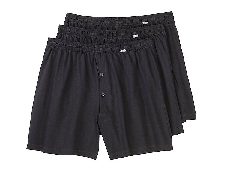 ADAMO Boxershorts Adamo Übergrößen Boxershorts schwarz 3er-Pack (Packung, 3 günstig online kaufen