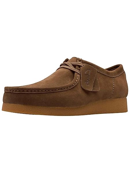 Clarks Halbschuhe Veloursleder Schnürschuh günstig online kaufen