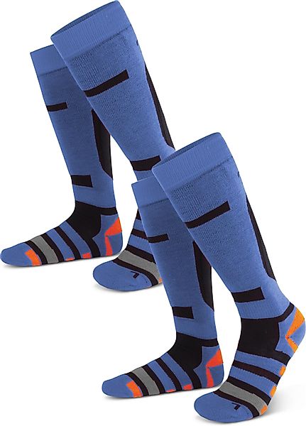 normani Skisocken 2 Paar Ski-Kniestrümpfe Ripp günstig online kaufen