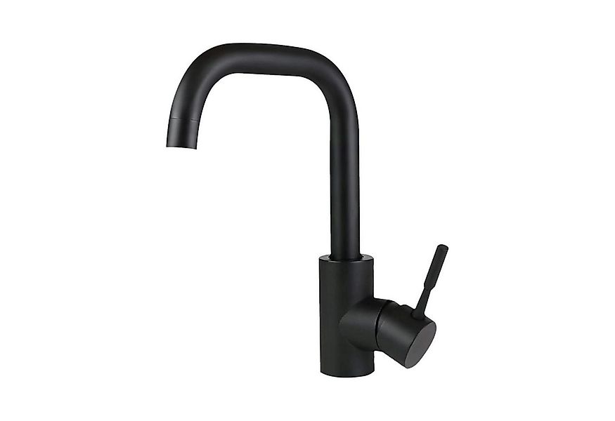 ZMH Waschtischarmatur Wasserhahn Bad Ausziehbar brause Mischbatterie Schwar günstig online kaufen