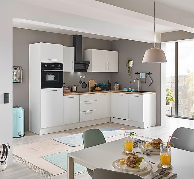 BASIC by Balculina Winkelküche "Turin" Stellbreite 280x175 cm, wahlweise mi günstig online kaufen