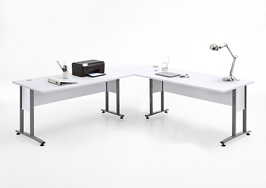 FMD Eckschreibtisch »Calvi«, frei stellbar, XL-Arbeitsplatz, in 3 Größen - günstig online kaufen