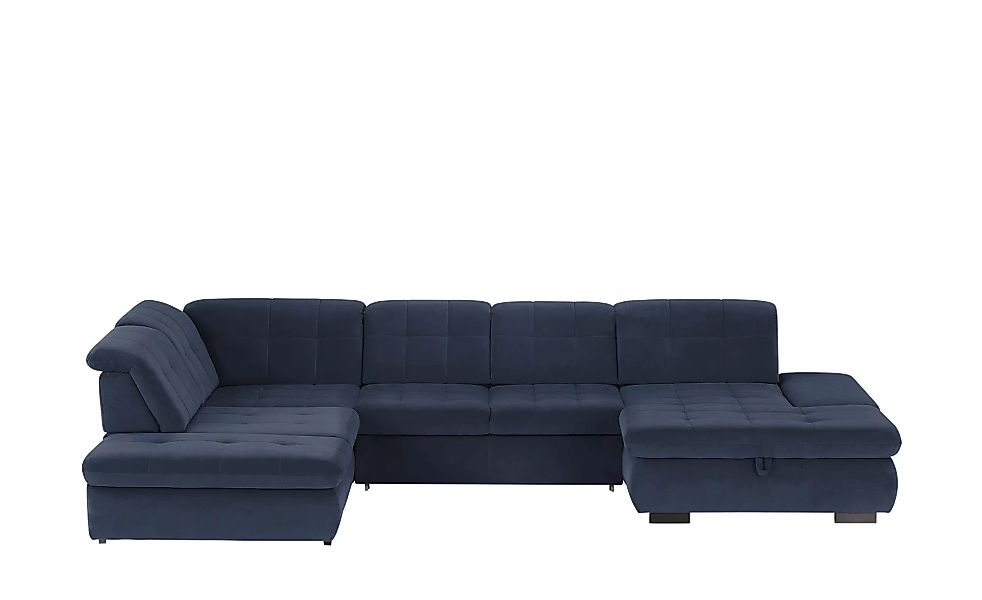 Lounge Collection Wohnlandschaft  Spencer ¦ blau ¦ Maße (cm): B: 382 H: 102 günstig online kaufen