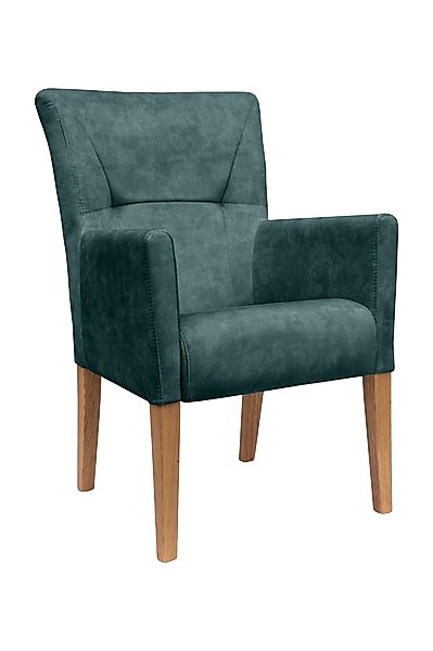 Home affaire Armlehnstuhl "King" () Esszimmerstuhl mit Knopfheftung günstig online kaufen