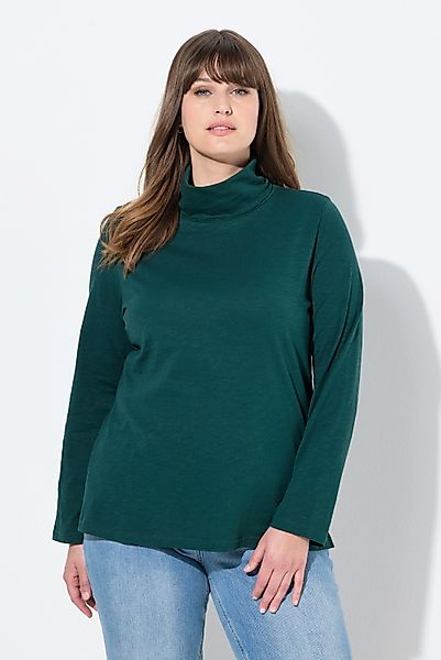 Ulla Popken T-Shirt Shirt Rollkragen Slim günstig online kaufen
