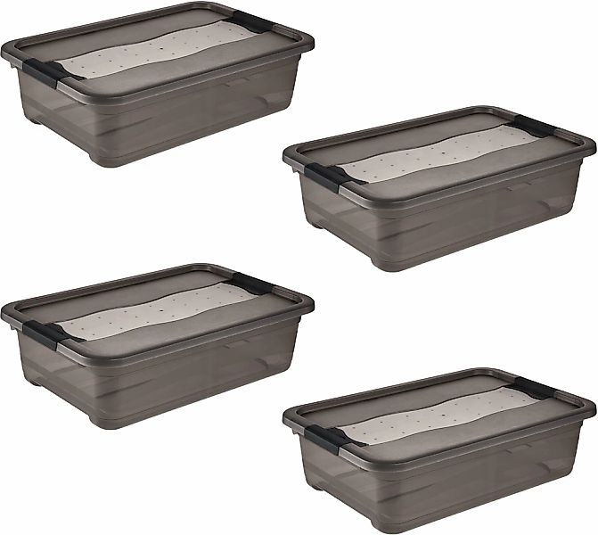 keeeper Aufbewahrungsbox "Cornelia, 4er Set, 28 L, 59,5 x 39 x 19,5 cm" dur günstig online kaufen
