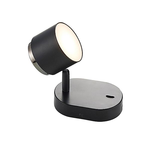 Lindby LED Deckenlampe Marrie 9643092 Modern in Schwarz aus Aluminium 1-fla günstig online kaufen